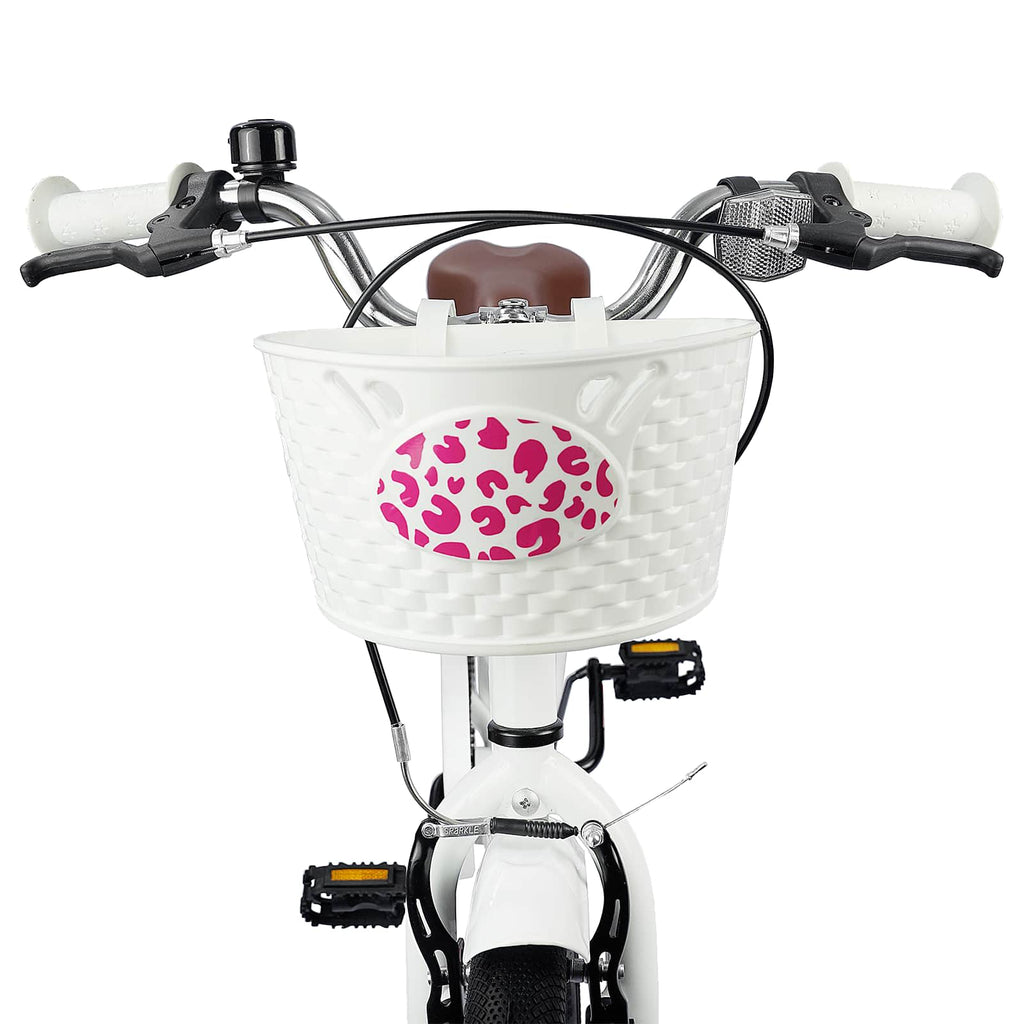 Bicicleta Infantil 18 Polegadas para 5-7 anos Branco — foto 5