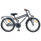 Bicicleta Infantil 18 Polegadas para 5-7 anos Cinzento-Escuro — foto 1