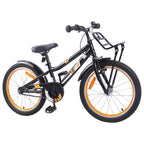 Bicicleta Infantil 18 Polegadas para 5-7 anos Laranja e Preto — foto 2
