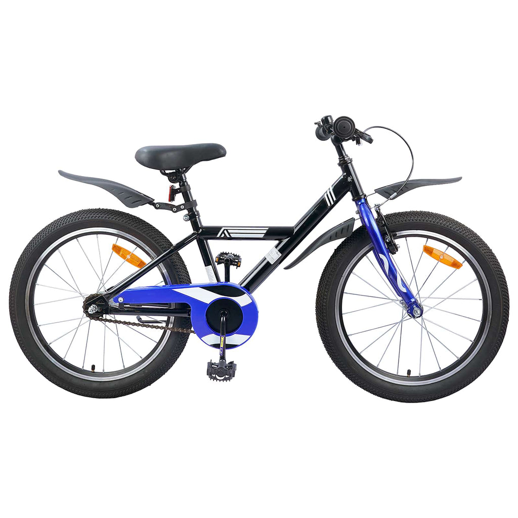 Bicicleta Infantil 18 Polegadas para 5-7 anos Preto — foto 1