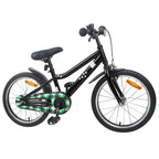 Bicicleta Infantil 18 Polegadas para 5-7 anos Preto — foto 2