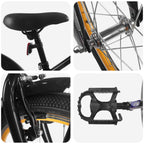 Bicicleta Infantil 18 Polegadas para 5-7 anos Preto — foto 4
