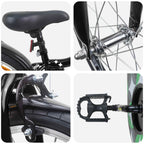 Bicicleta Infantil 18 Polegadas para 5-7 anos Preto — foto 4