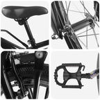 Bicicleta Infantil 18 Polegadas para 5-7 anos Preto — foto 4