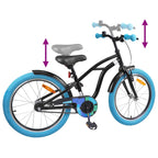 Bicicleta Infantil 18 Polegadas para 5-7 anos Preto — foto 7