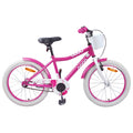 Bicicleta Infantil 18 Polegadas para 5-7 anos Rosa — foto 1