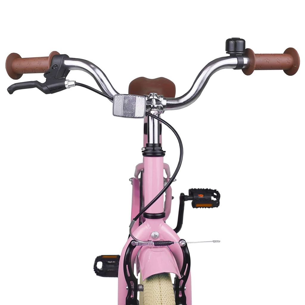 Bicicleta Infantil 18 Polegadas para 5-7 anos Rosa Claro — foto 5