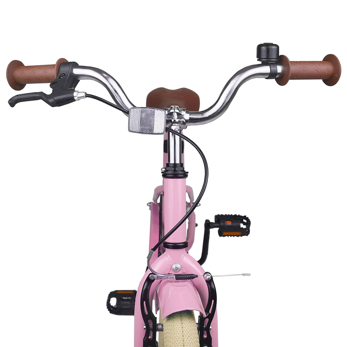 Bicicleta Infantil 18 Polegadas para 5-7 anos Rosa Claro — foto 5