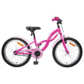 Bicicleta Infantil 18 Polegadas para 5-7 anos Rosa Escuro — foto 1