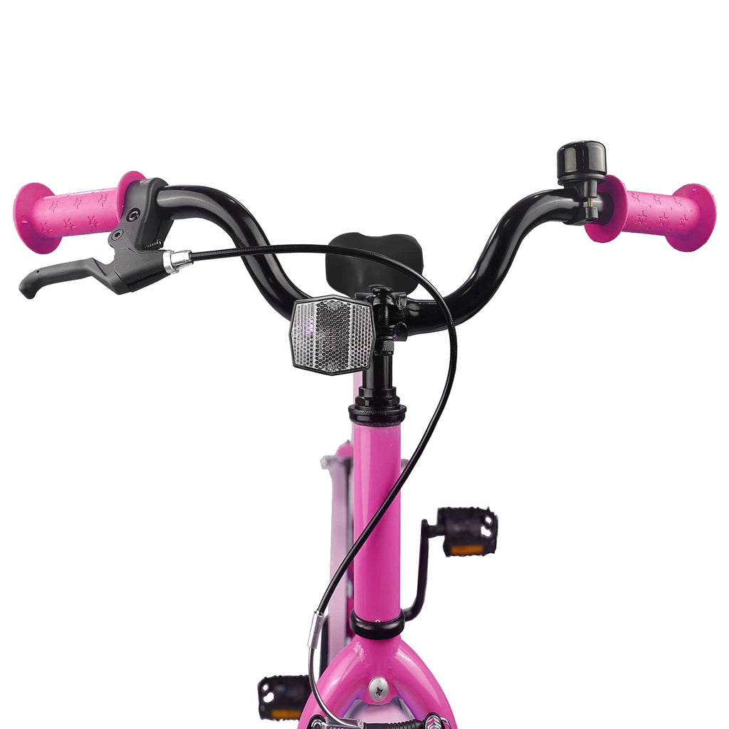 Bicicleta Infantil 18 Polegadas para 5-7 anos Rosa Escuro — foto 5