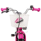 Bicicleta Infantil 18 Polegadas para 5-7 anos Rosa Escuro — foto 5