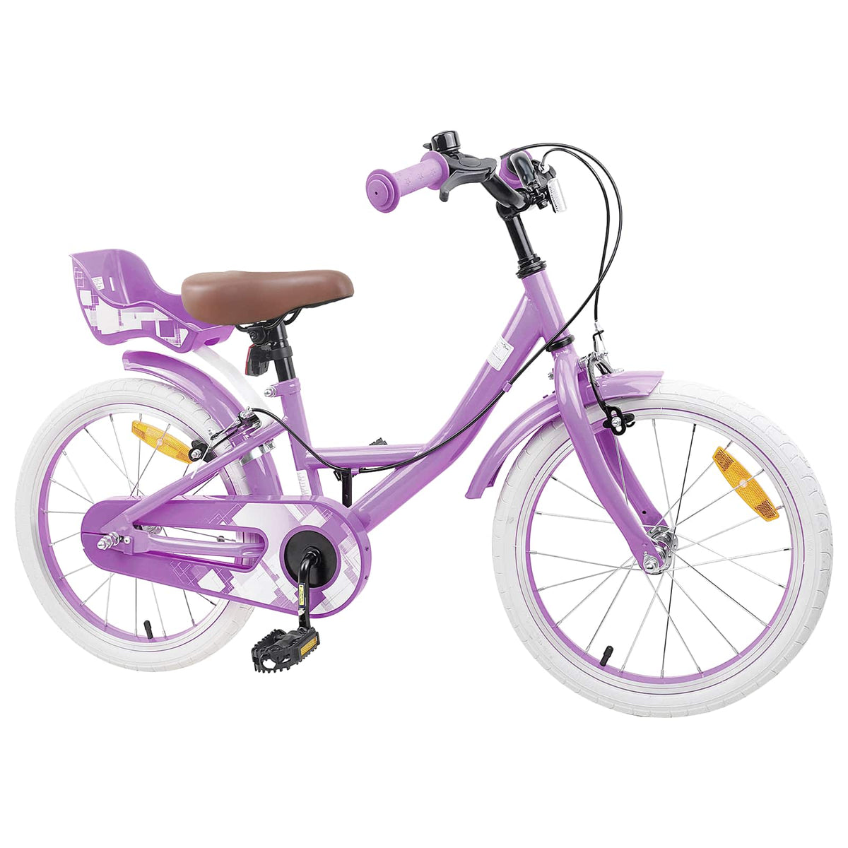 Bicicleta Infantil 18 Polegadas para 5-7 anos Roxo — foto 2