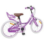 Bicicleta Infantil 18 Polegadas para 5-7 anos Roxo — foto 3