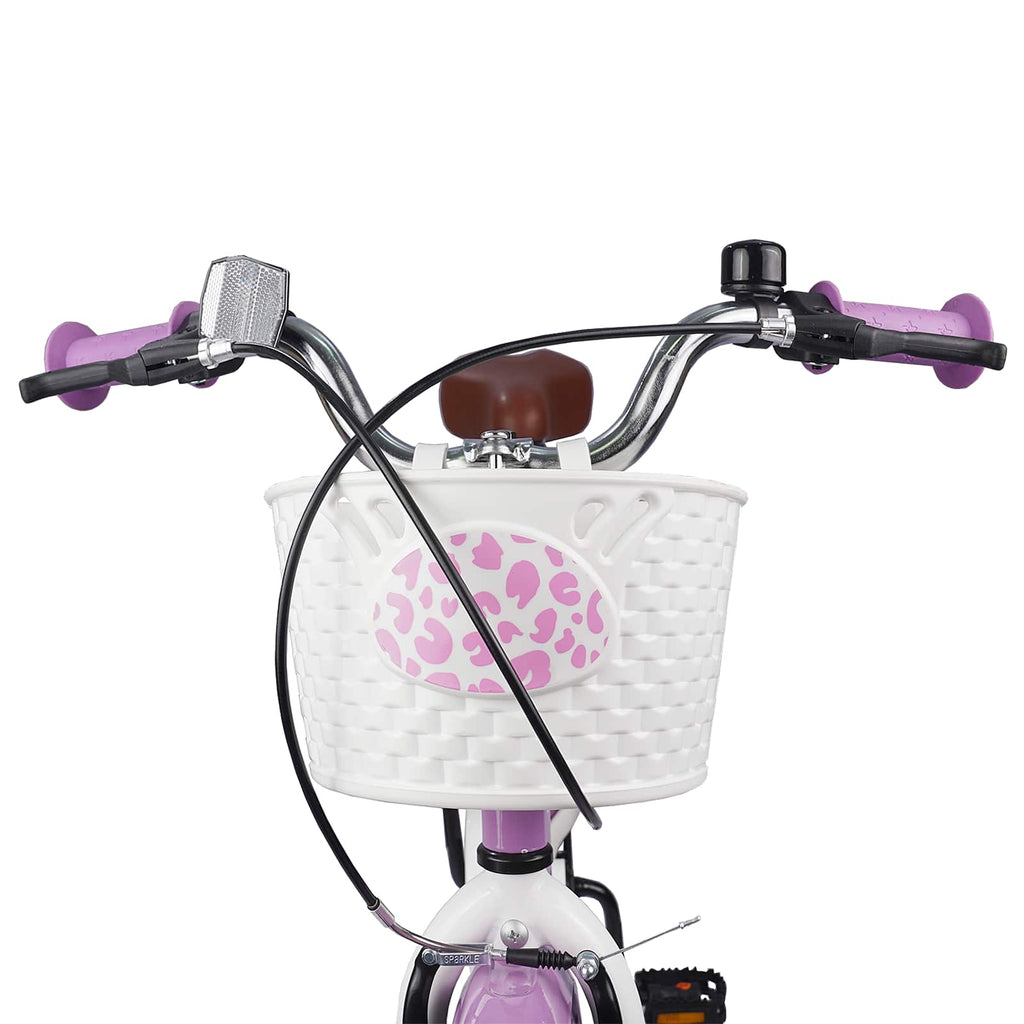 Bicicleta Infantil 18 Polegadas para 5-7 anos Roxo — foto 5