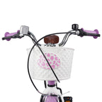 Bicicleta Infantil 18 Polegadas para 5-7 anos Roxo — foto 5