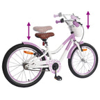 Bicicleta Infantil 18 Polegadas para 5-7 anos Roxo — foto 7