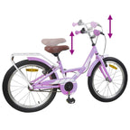 Bicicleta Infantil 18 Polegadas para 5-7 anos Roxo — foto 7