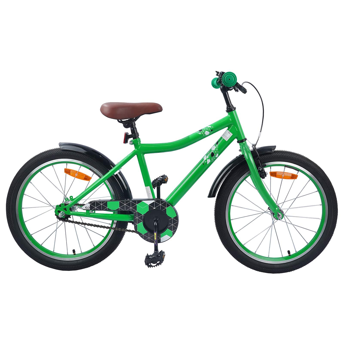 Bicicleta Infantil 18 Polegadas para 5-7 anos Verde — foto 1