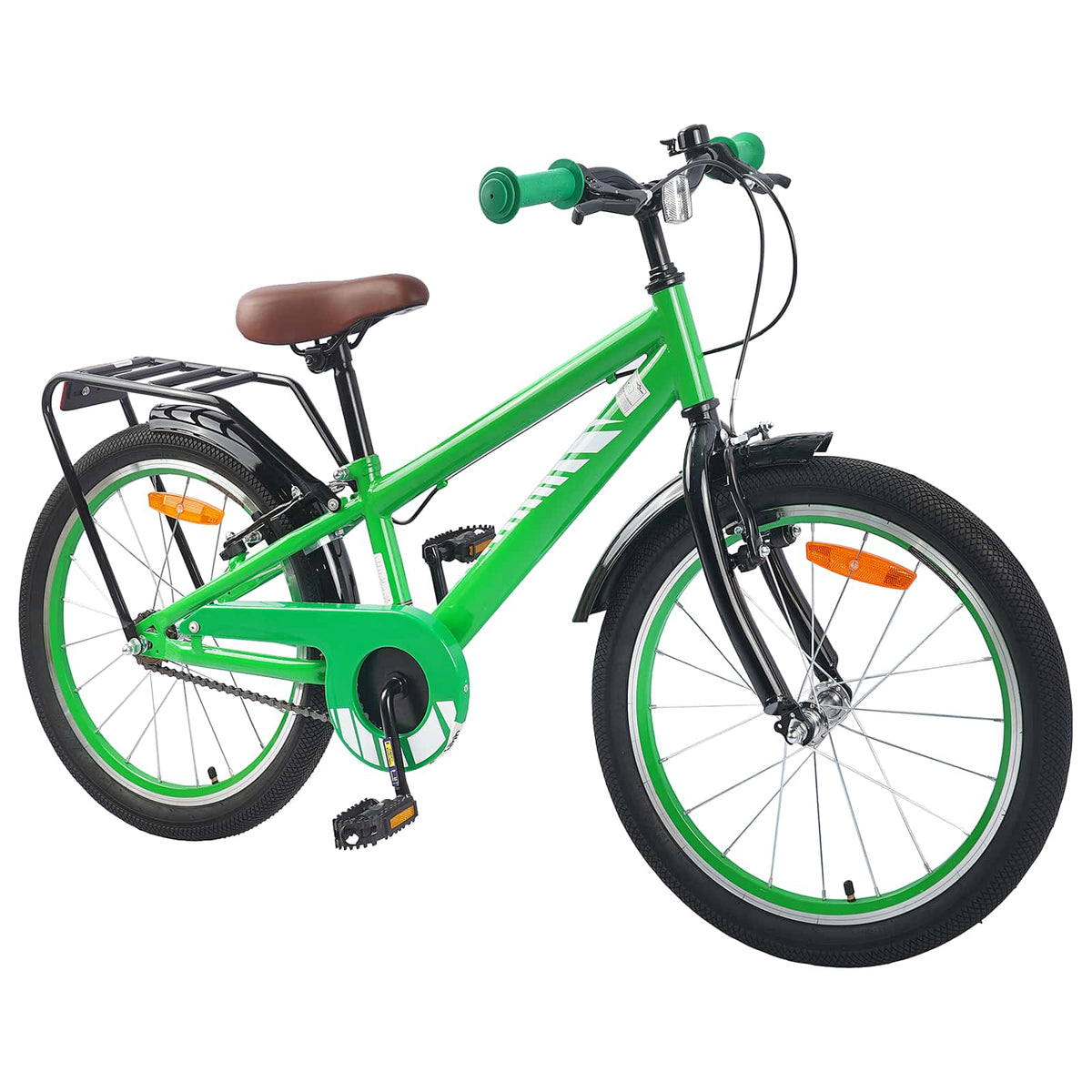 Bicicleta Infantil 18 Polegadas para 5-7 anos Verde — foto 2