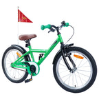 Bicicleta Infantil 18 Polegadas para 5-7 anos Verde — foto 2