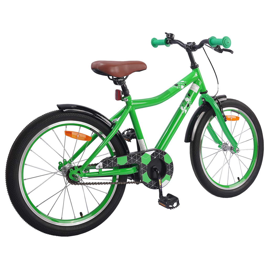 Bicicleta Infantil 18 Polegadas para 5-7 anos Verde — foto 3