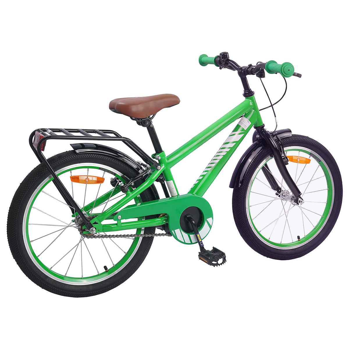 Bicicleta Infantil 18 Polegadas para 5-7 anos Verde — foto 3