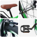 Bicicleta Infantil 18 Polegadas para 5-7 anos Verde — foto 4