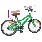Bicicleta Infantil 18 Polegadas para 5-7 anos Verde — foto 7