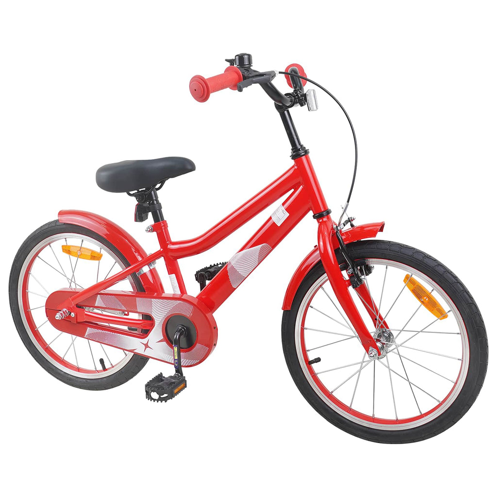 Bicicleta Infantil 18 Polegadas para 5-7 anos Vermelho — foto 2