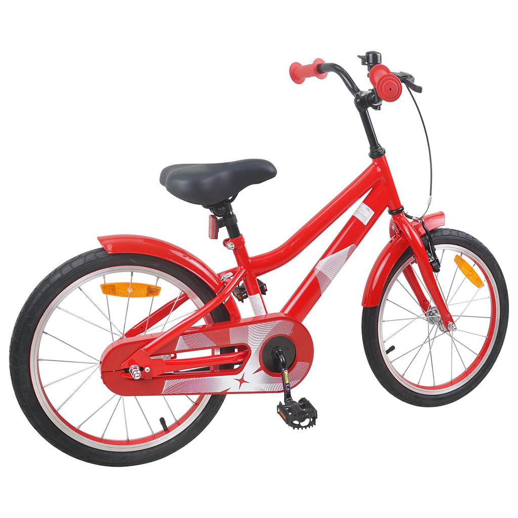 Bicicleta Infantil 18 Polegadas para 5-7 anos Vermelho — foto 3