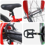 Bicicleta Infantil 18 Polegadas para 5-7 anos Vermelho — foto 4