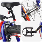 Bicicleta Infantil 18 Polegadas para 5-7 anos Vermelho — foto 4