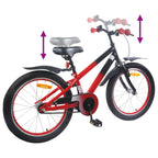 Bicicleta Infantil 18 Polegadas para 5-7 anos Vermelho Preto — foto 7