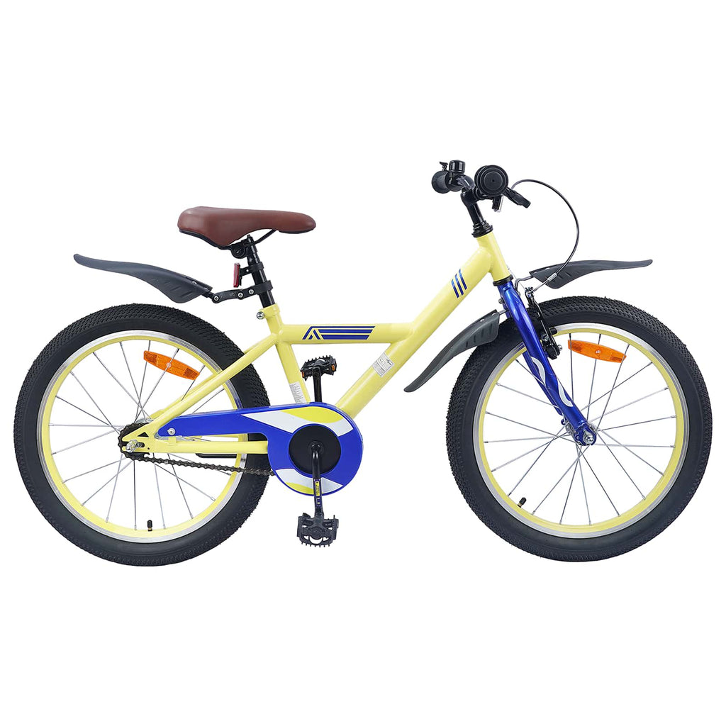 Bicicleta Infantil 20 Polegadas para 6-11 Anos Amarelo — foto 1