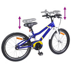 Bicicleta infantil 20 Polegadas para 6-11 Anos Azul e Branco — foto 7