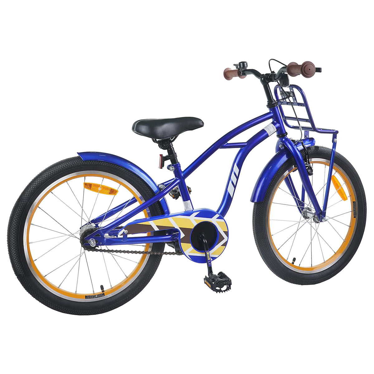 Bicicleta Infantil 20 Polegadas para 6-11 Anos Azul Escuro — foto 3