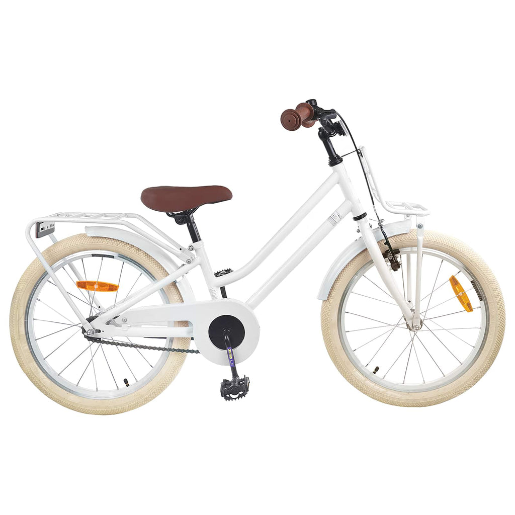Bicicleta Infantil 20 Polegadas para 6-11 Anos Branco — foto 1