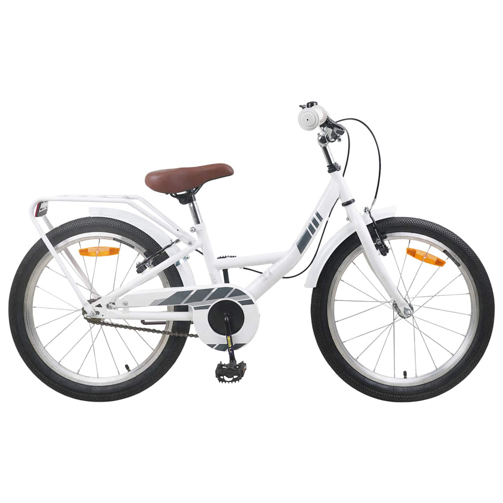 Bicicleta Infantil 20 Polegadas para 6-11 Anos Branco — foto 1