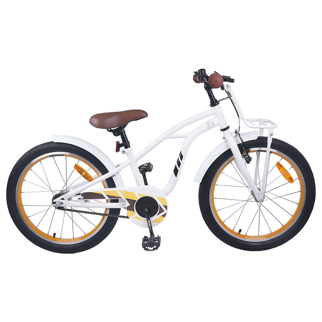 Bicicleta Infantil 20 Polegadas para 6-11 Anos Branco — foto 1