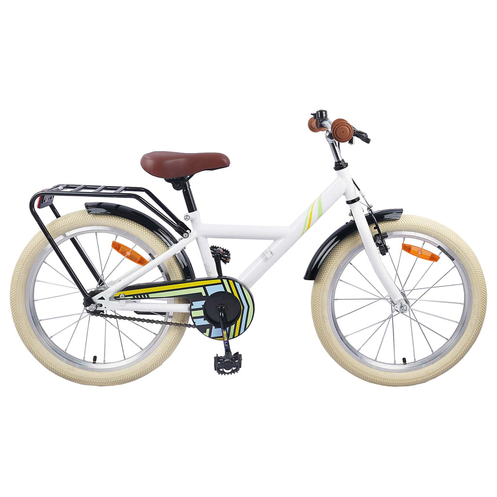 Bicicleta Infantil 20 Polegadas para 6-11 Anos Branco — foto 1