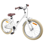 Bicicleta Infantil 20 Polegadas para 6-11 Anos Branco — foto 2