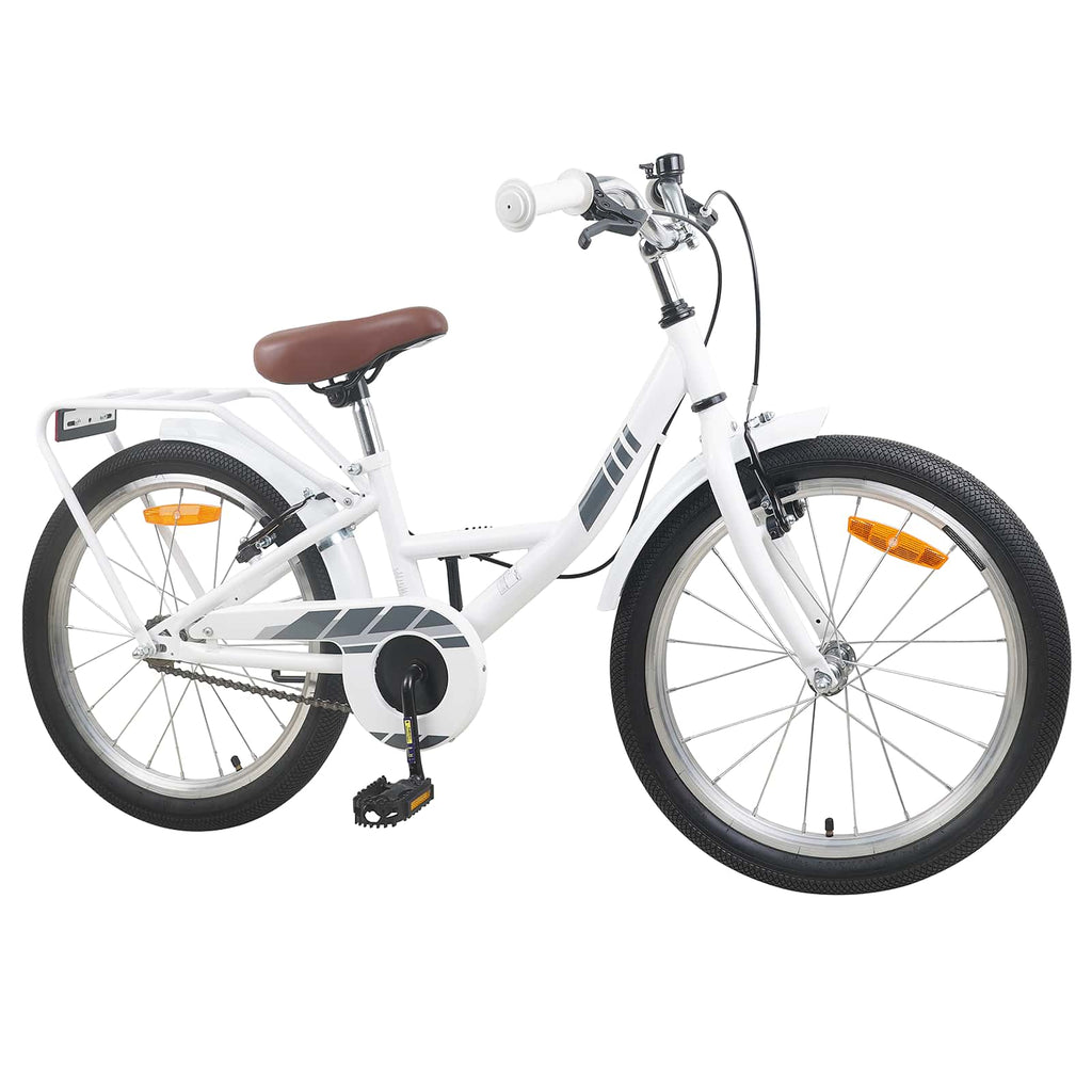 Bicicleta Infantil 20 Polegadas para 6-11 Anos Branco — foto 2