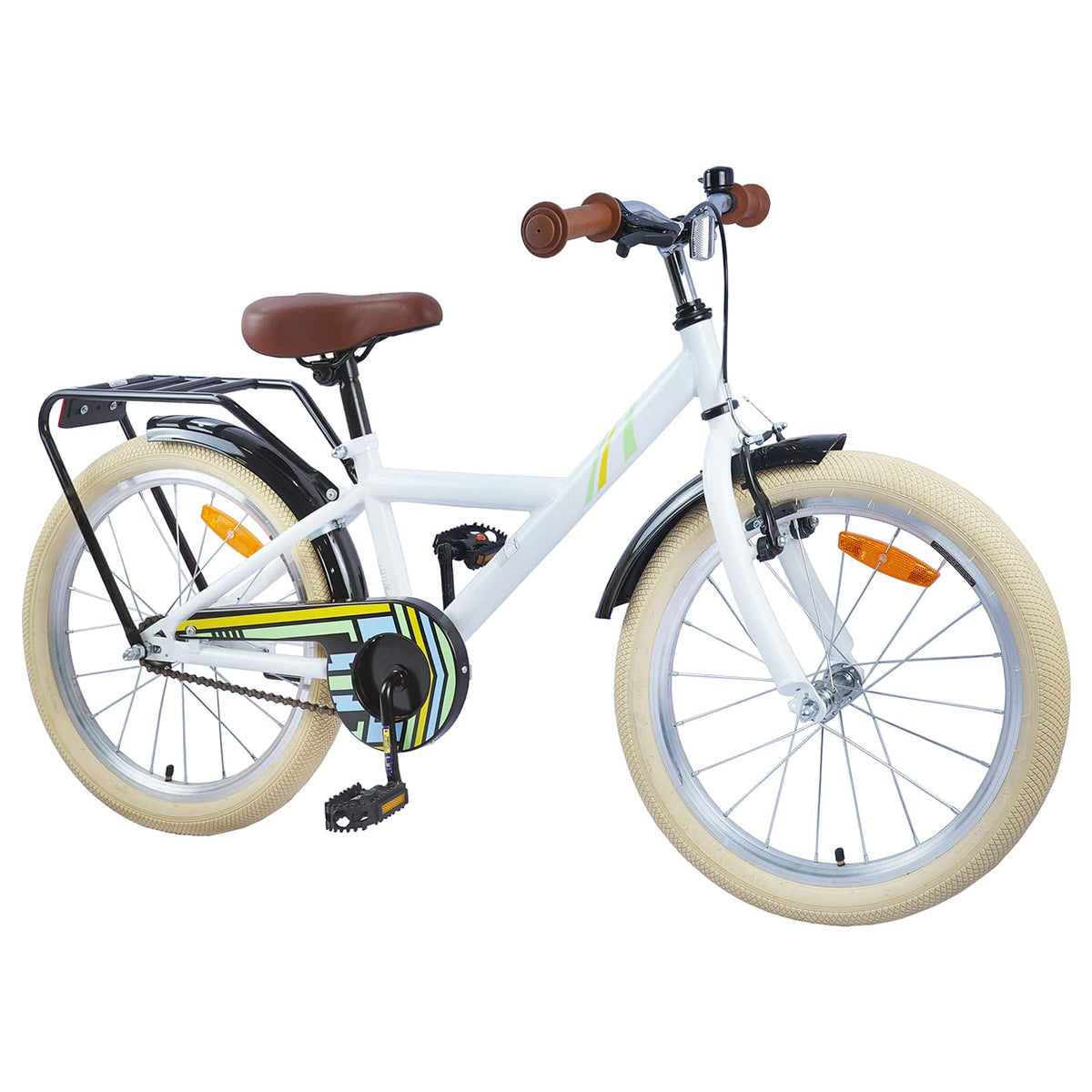 Bicicleta Infantil 20 Polegadas para 6-11 Anos Branco — foto 2