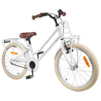 Bicicleta Infantil 20 Polegadas para 6-11 Anos Branco — foto 2