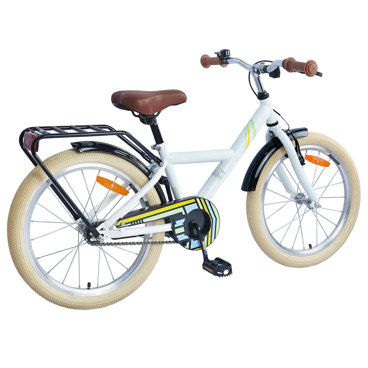 Bicicleta Infantil 20 Polegadas para 6-11 Anos Branco — foto 3