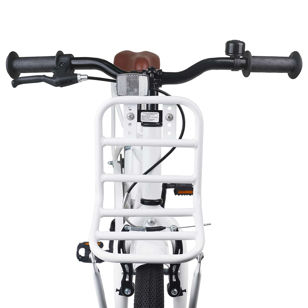 Bicicleta Infantil 20 Polegadas para 6-11 Anos Branco — foto 5