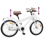 Bicicleta Infantil 20 Polegadas para 6-11 Anos Branco — foto 7