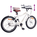 Bicicleta Infantil 20 Polegadas para 6-11 Anos branco — foto 7