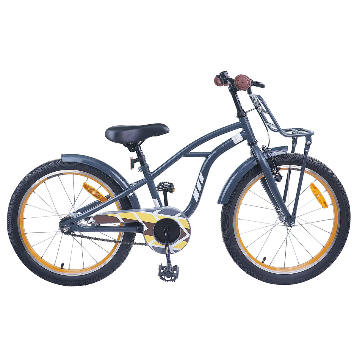 Bicicleta Infantil 20 Polegadas para 6-11 Anos Cinzento-Escuro — foto 1
