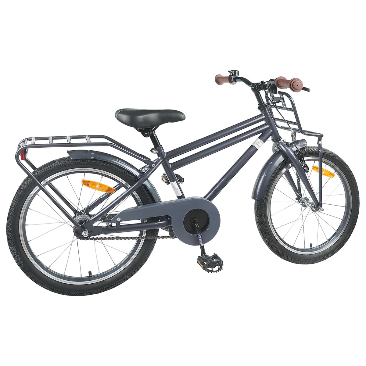Bicicleta Infantil 20 Polegadas para 6-11 Anos Cinzento-Escuro — foto 3